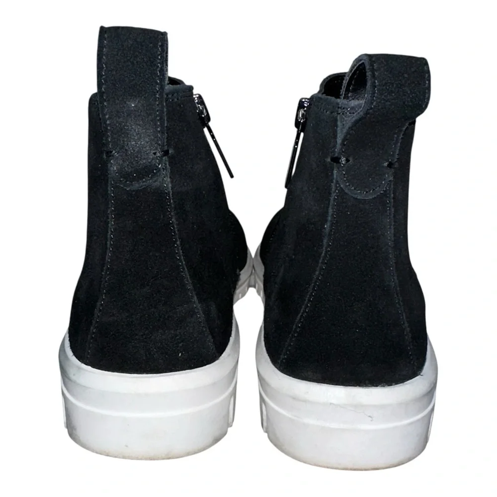 Blondo Flora‎ Black Waterproof Chelsea Ankle Boots Lug Sole 7.5M B3515 015